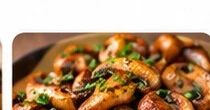 Grilled mushrooms